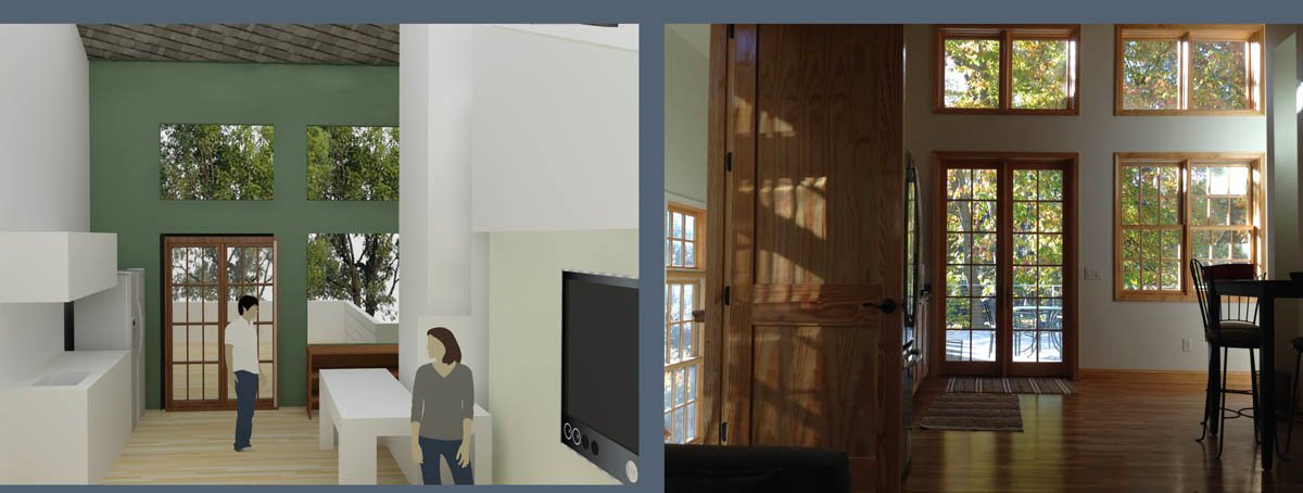 14 Living Room french doors